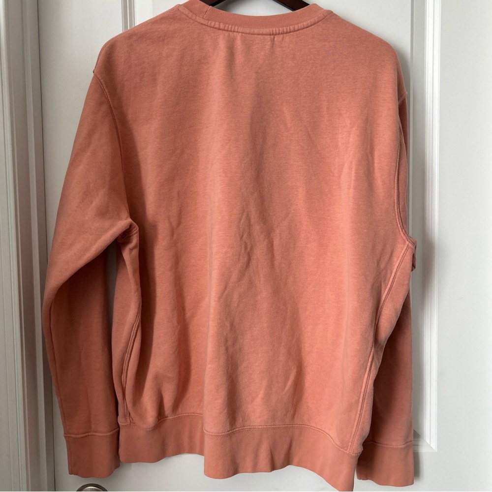 Nike Crewneck Sweater Women’s Size Large Coral Pink Orange Color - Picture 6 of 8
